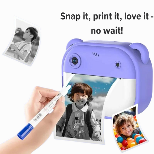 Fun Kids Instant Thermal Print Camera with Freebies