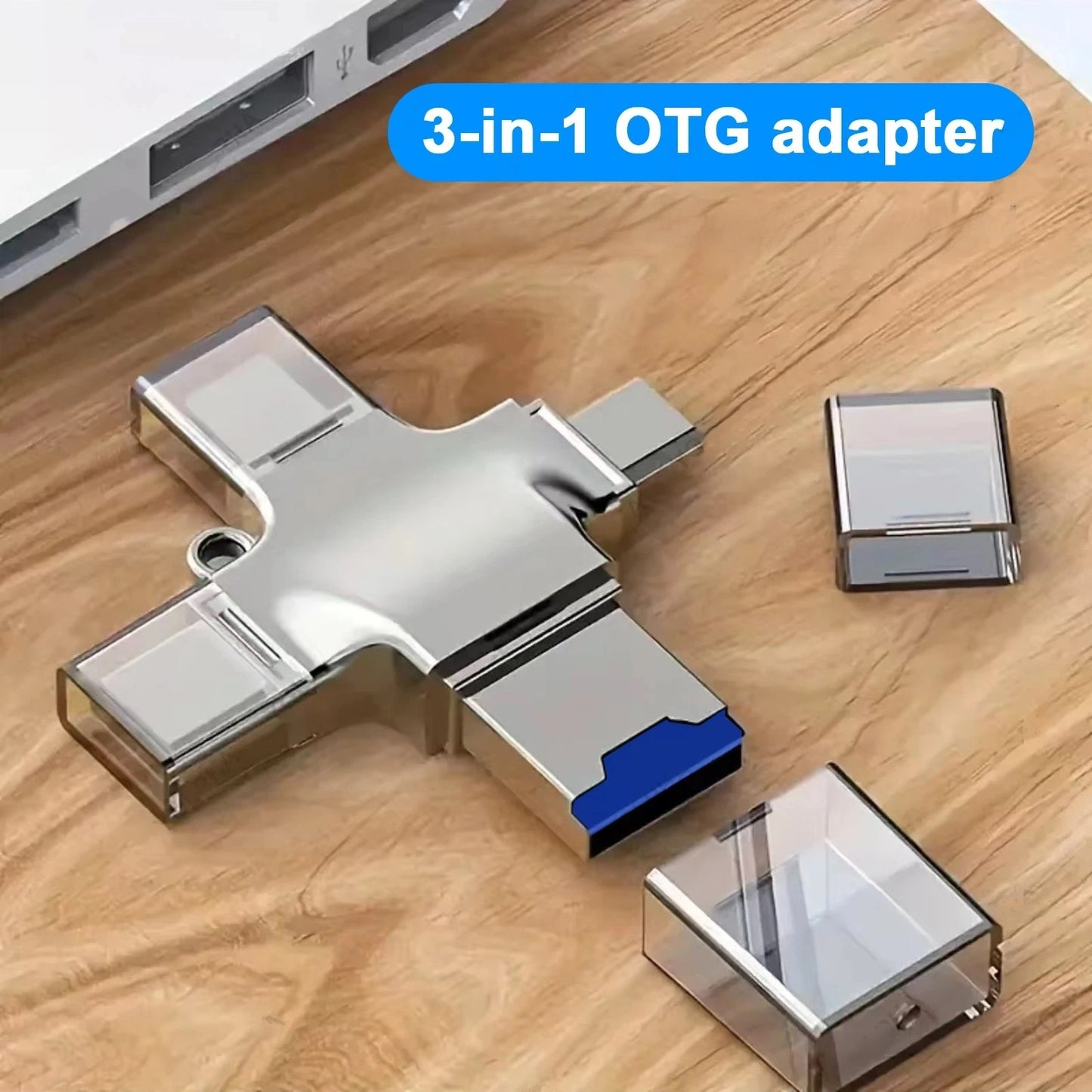 4 in 1 Micro SD Card Reader USB 3.0 Adapter